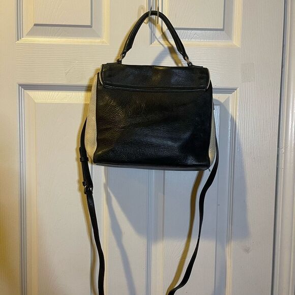 Kate Spade leather Black and Cream Leather small Satchel - Picture 3 of 16